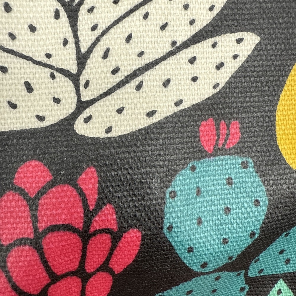 FOSSIL Large Eliza Beach Tote Dark Floral Coated Canvas Oversized Shoulder Bag - Picture 10 of 16